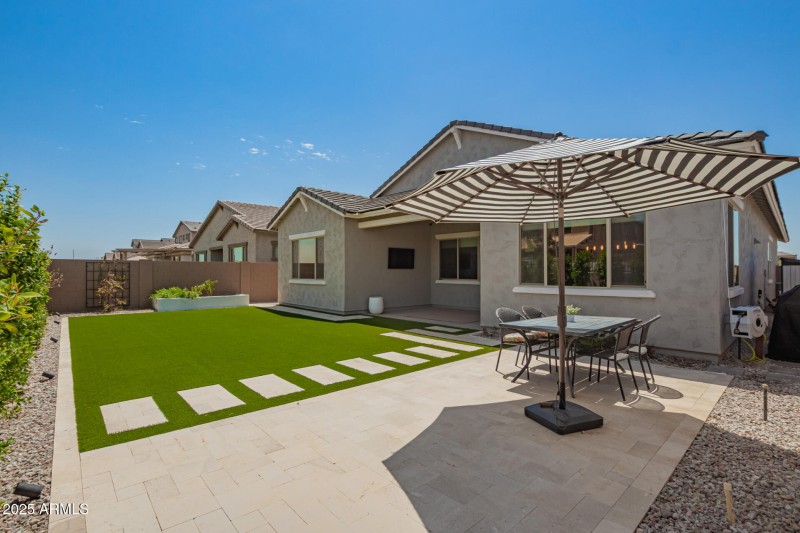 Fully Landscaped Backyard