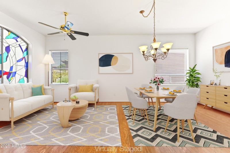 Virtually Staged Dining Style