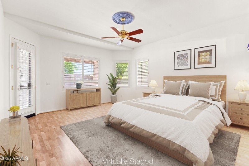 Staged Primary Suite Escape