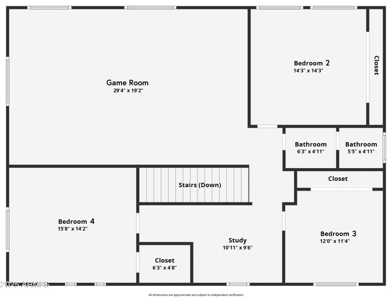 Spacious Second Floor Layout