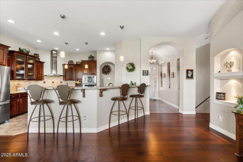 06-Kitchen Bar Area from Foyer