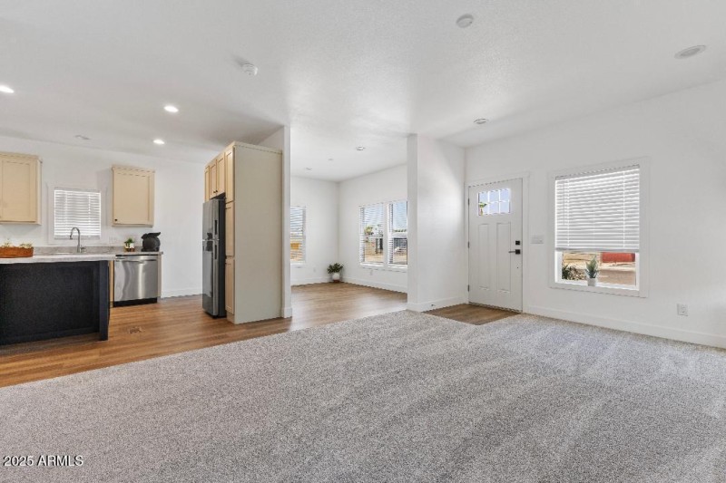 Living Room Kitchen