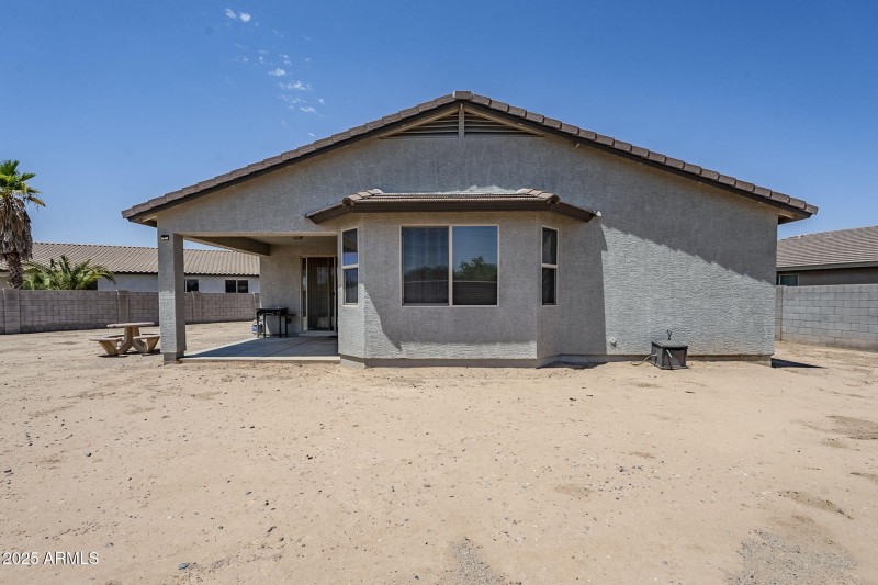 Fresh exterior paint