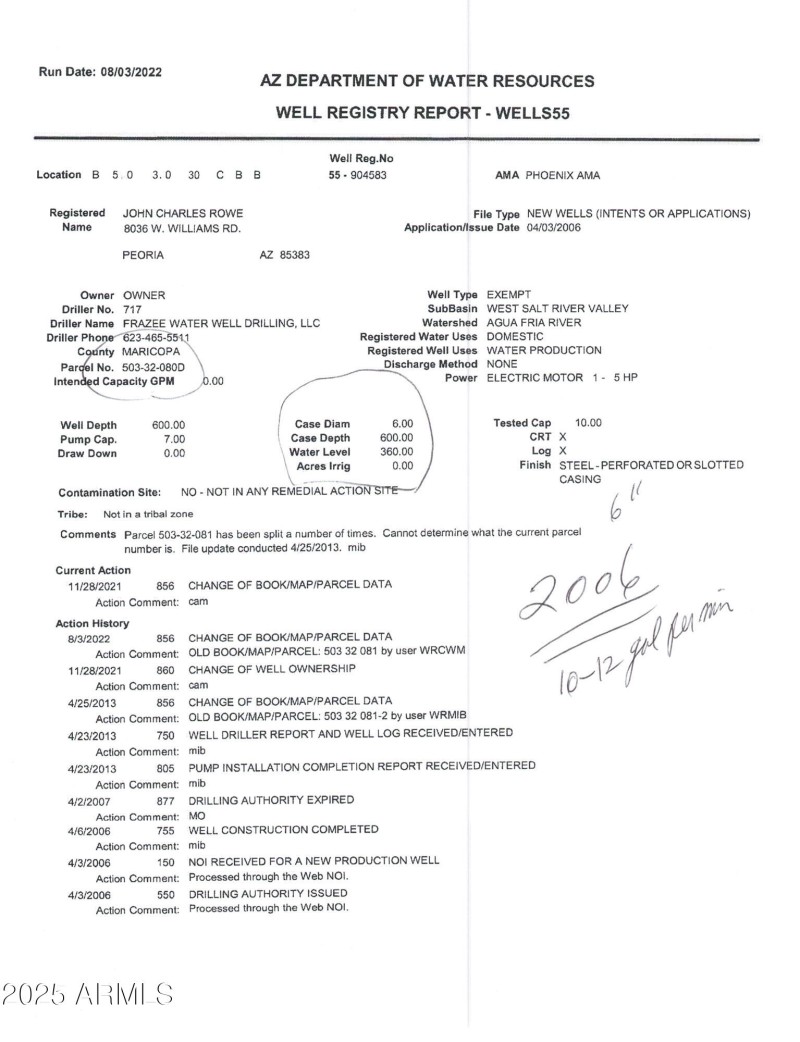 wittman well report 258th ave