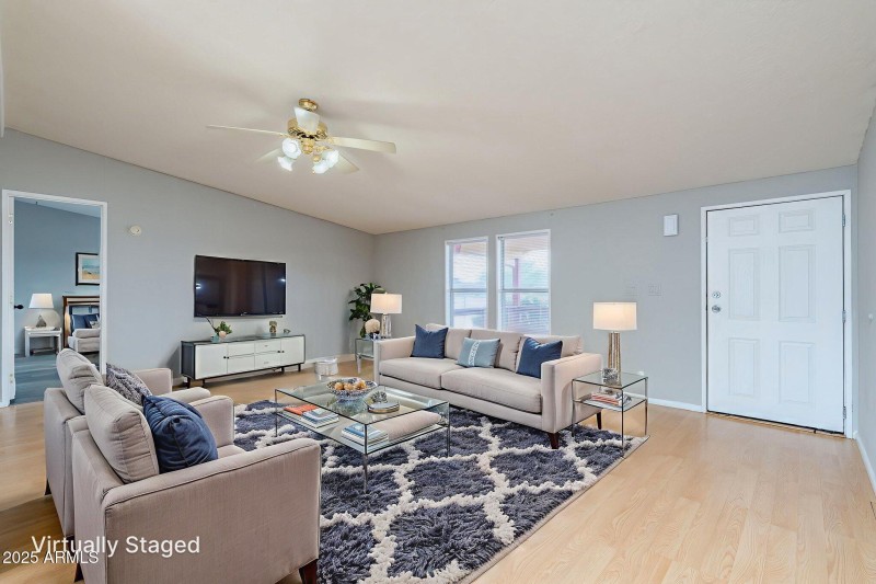 Virtually Staged Living Area