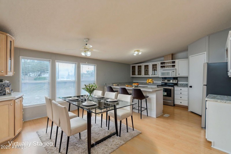 VIrtually Staged Dining Area