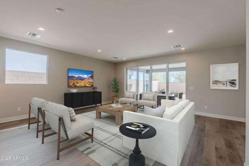 Virtually Staged Great Room