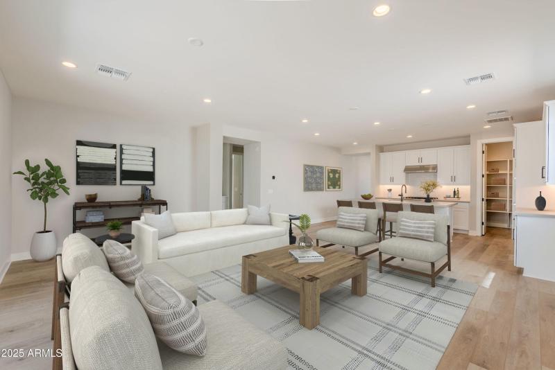 Virtually Staged Great Room