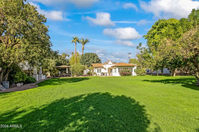 Backyard and Guest House