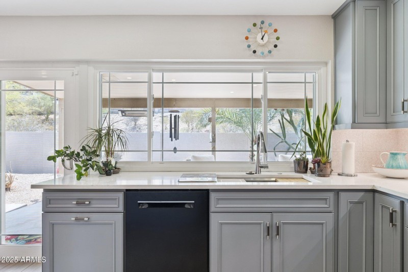 Kitchen features Gormet Sink