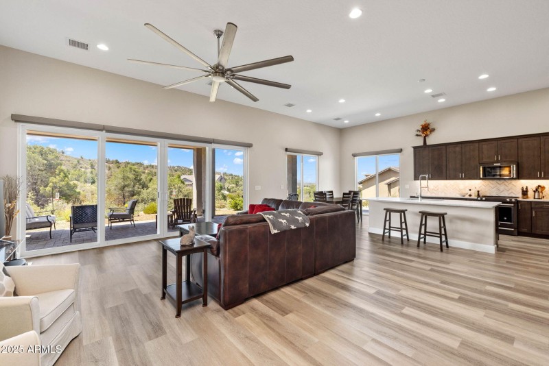 Living Room to Kitchen