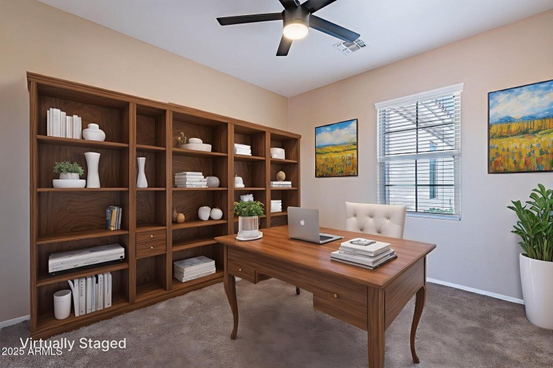 Den - Virtually Staged