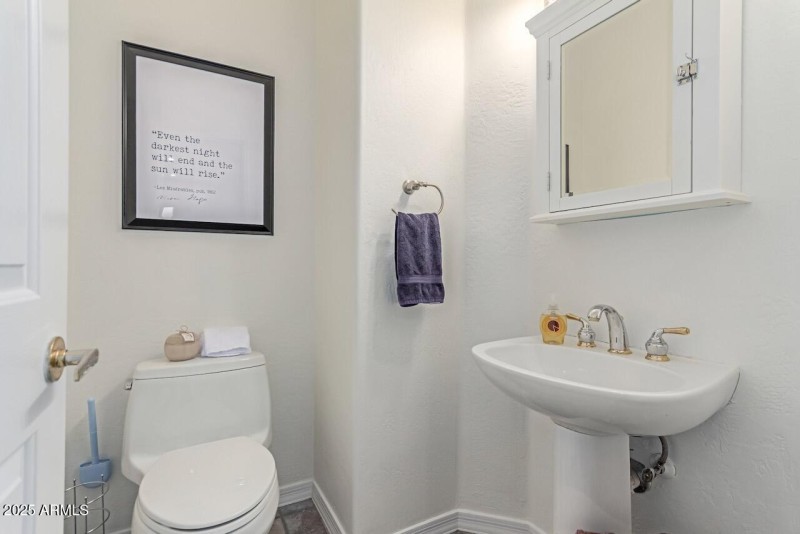 Half Bath Near Family Room