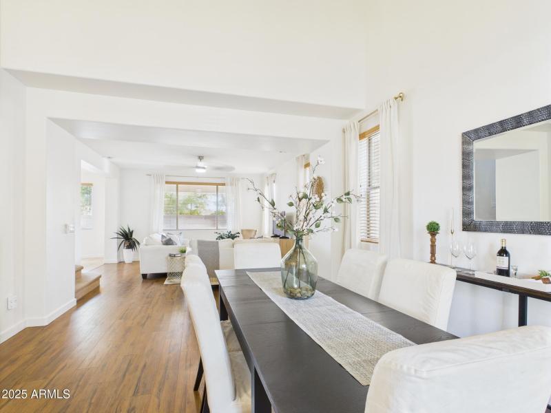 Dining to Living Flow