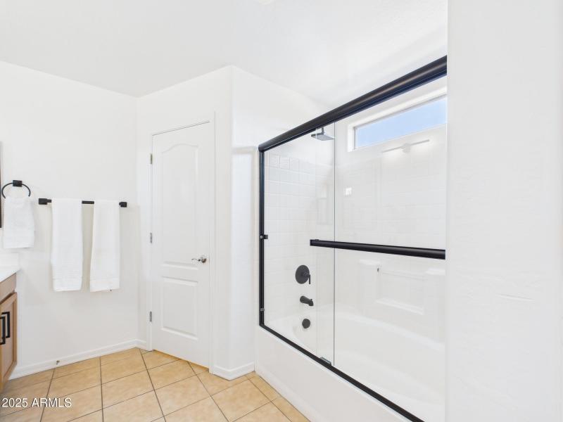 Glass-Enclosed Shower