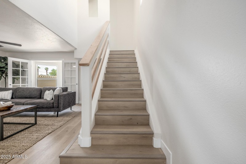 Stairs to Master Bedroom