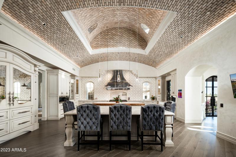 Stunning Brick Ceiling