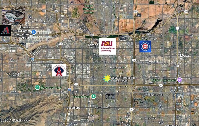 Tempe Map - Terrace Home Location