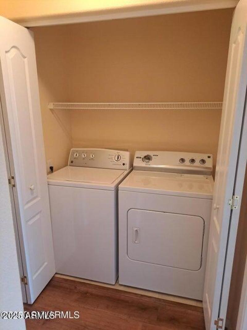 In Unit Laundry between bedroom and bath