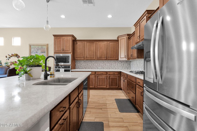 beautiful stainless steel appliances