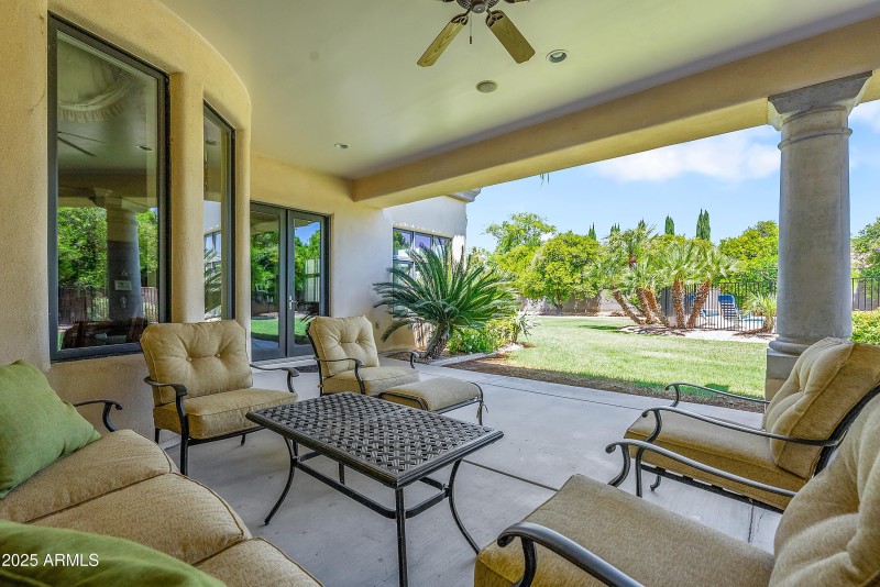 Covered Patio North Facing