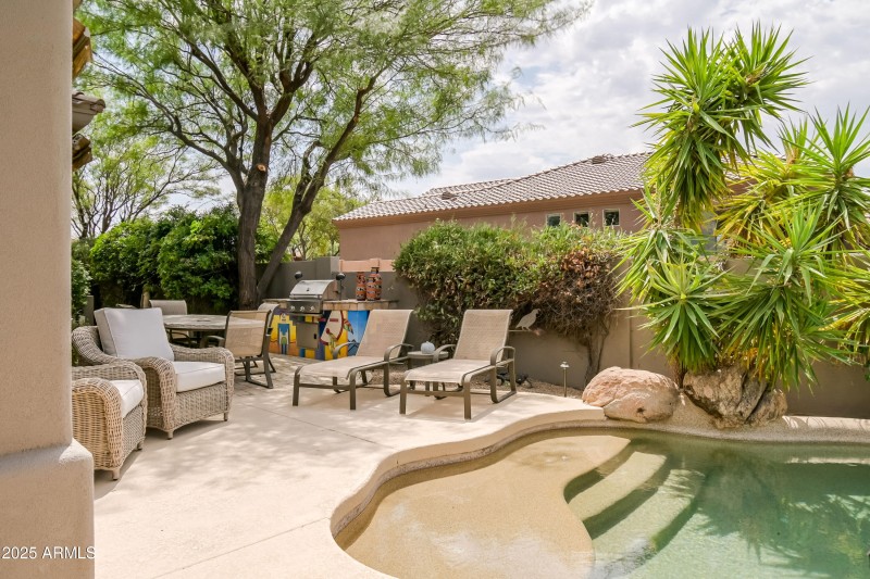 BBQ and Pool area Patio