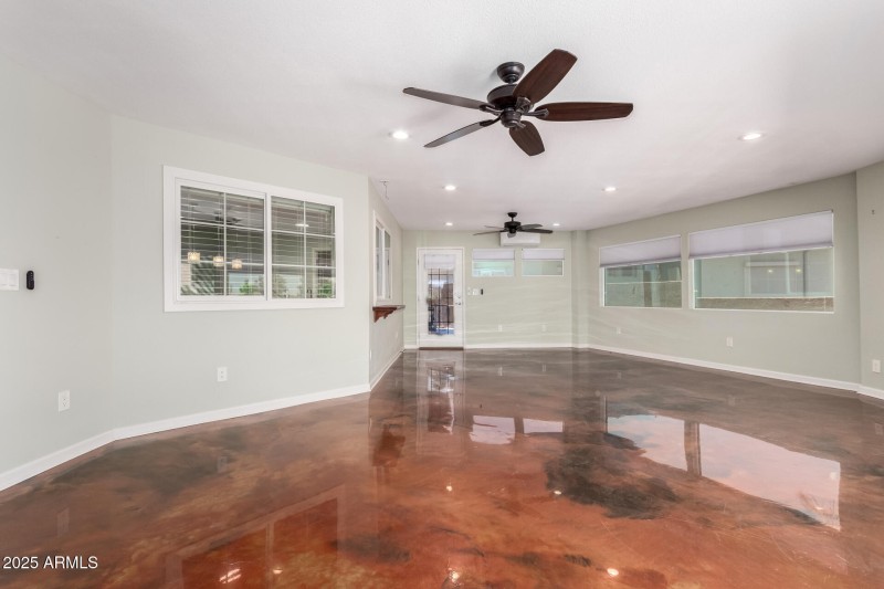 beautiful stained concrete