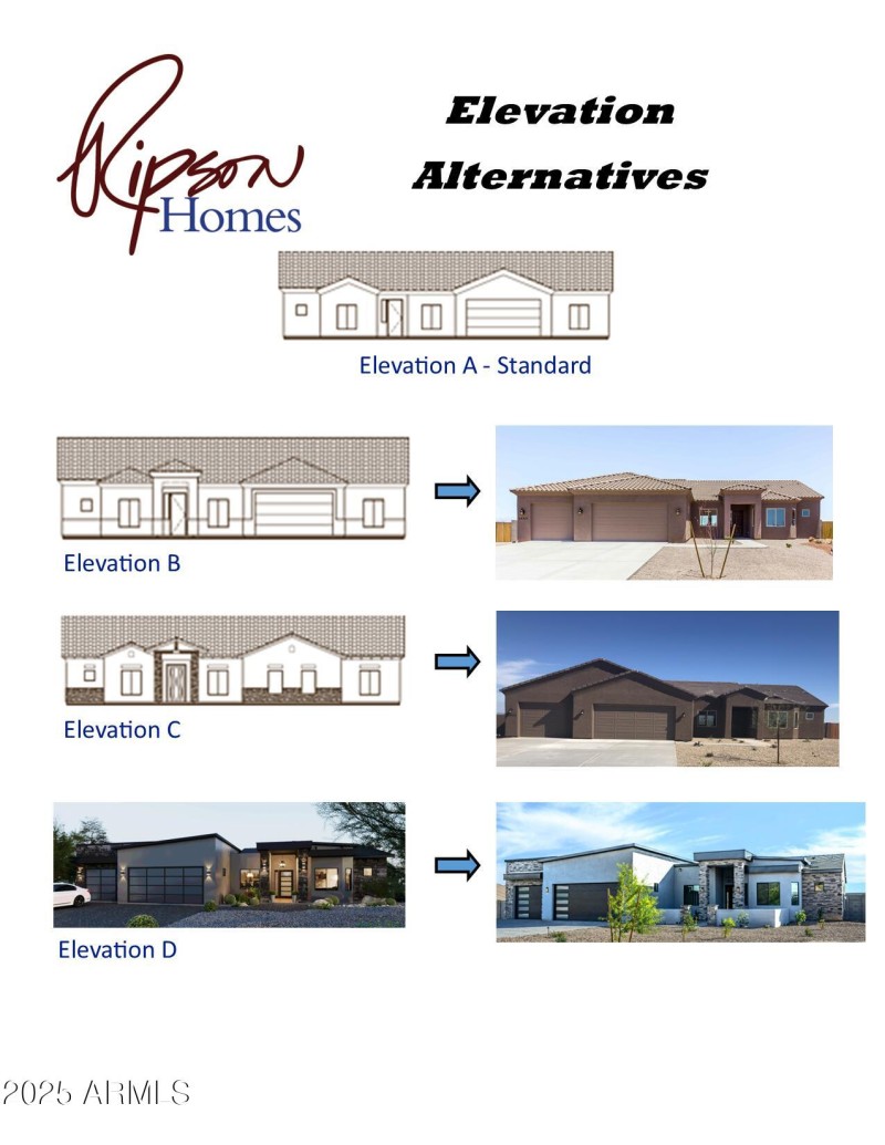 Alternatives for Front Elevation