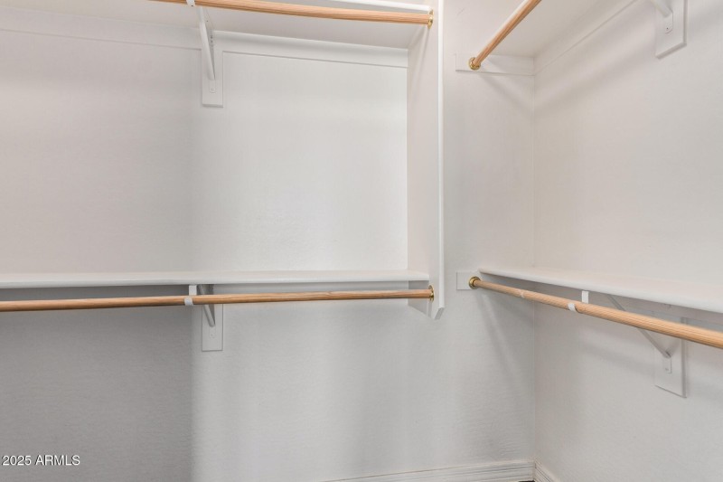 Primary walk in closet