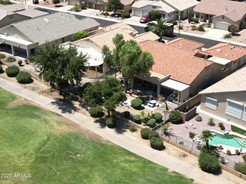 Backyard off the Fairway from NE Corner