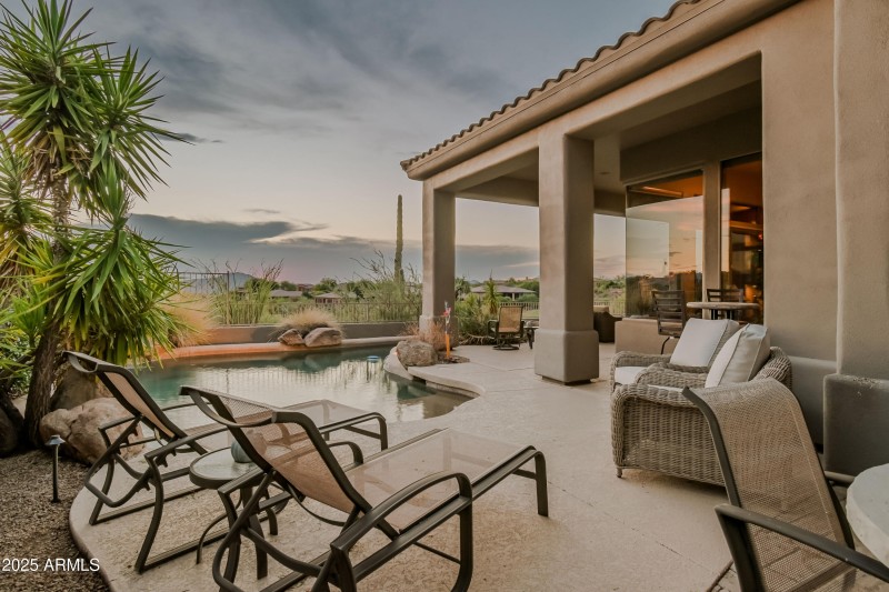 Tons of outdoor living space