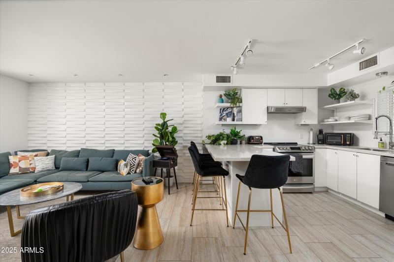 Living Room and Kitchen