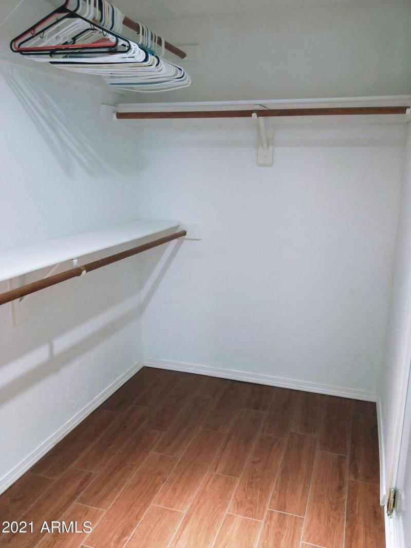 Master walk-in closet