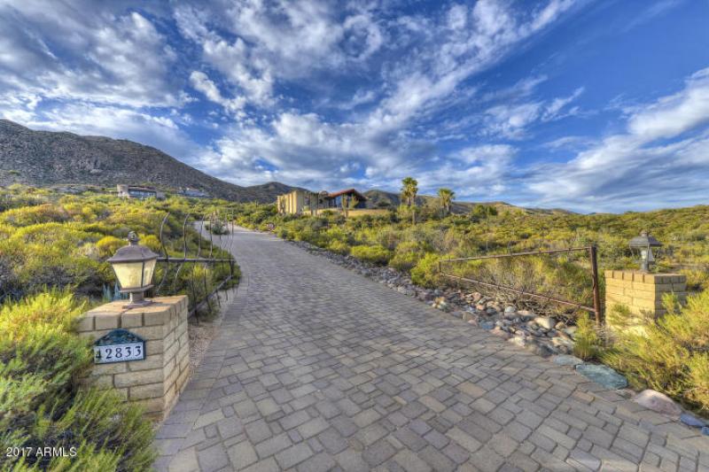 Gated private driveway
