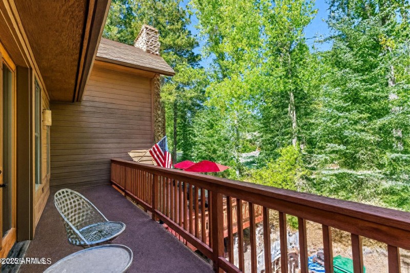 Balcony off the Primary Bedroom