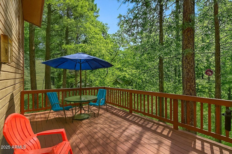 Large Patio off the Kitchen