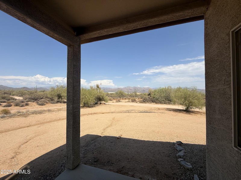 View facing East