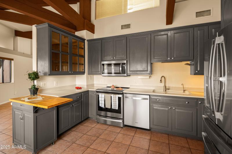 Wood Beams and Vaulted Ceilings