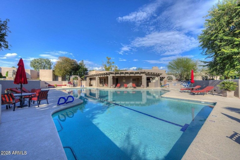 Community Pool looking NE