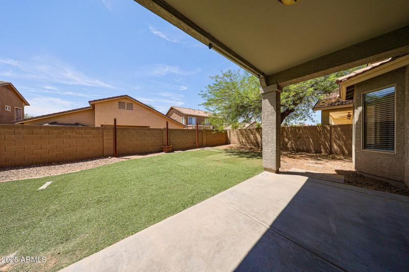 South-Facing Covered Patio