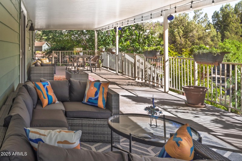 Spacious Covered Outdoor Living