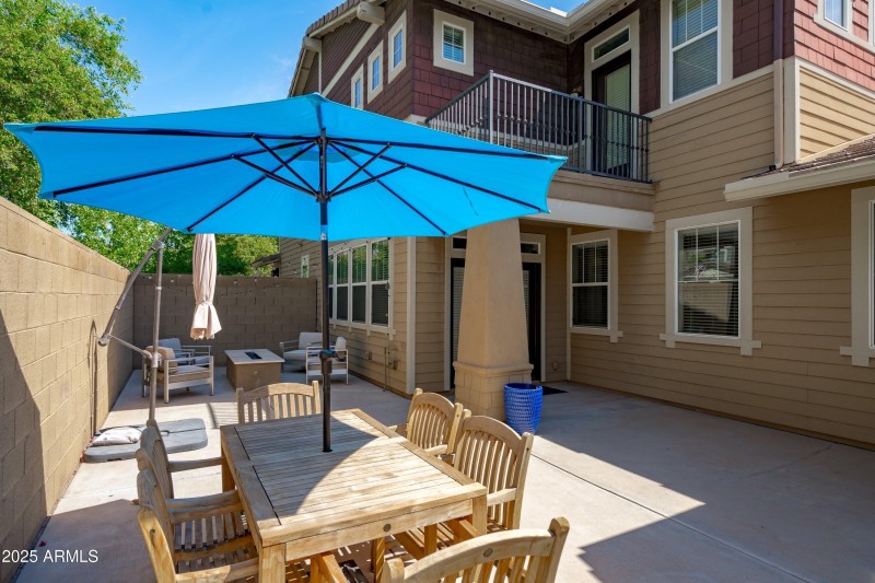 Backyard Patio View