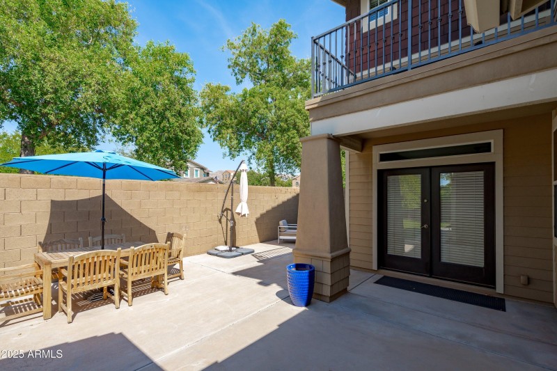 Backyard Patio View