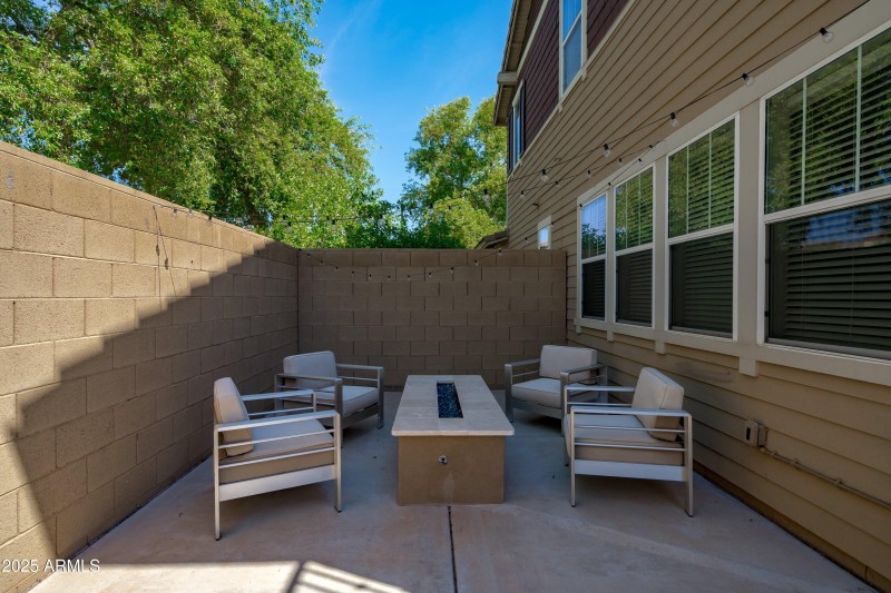 Backyard Patio View