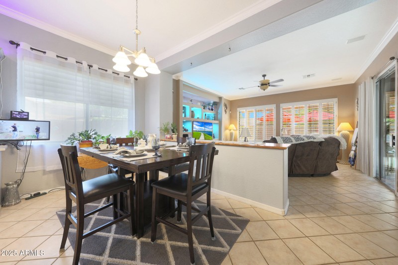 Dining towards Family room