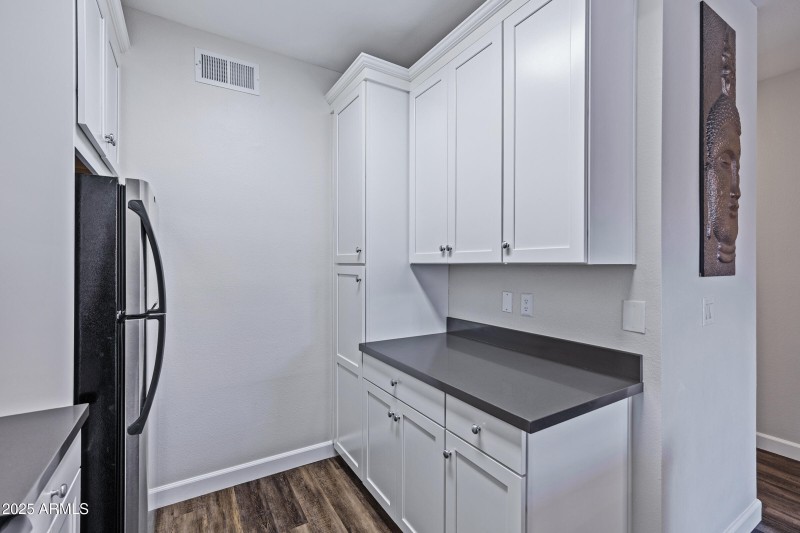 Additional cabinets/counterspace