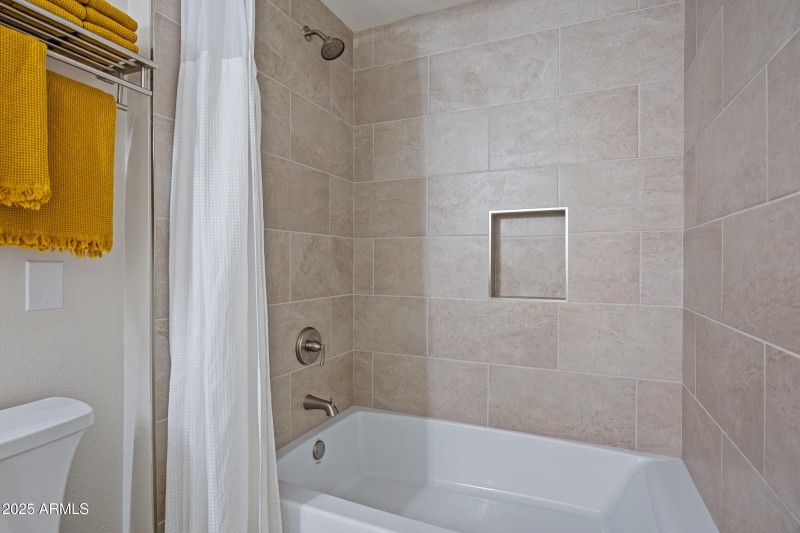 Brande new tub and tile