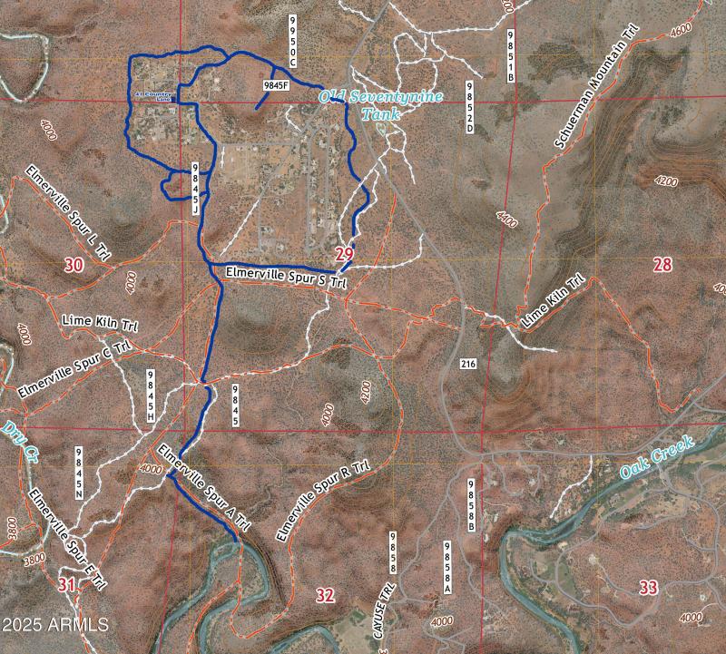 Hike on FS Trails, Hike to Oak Creek