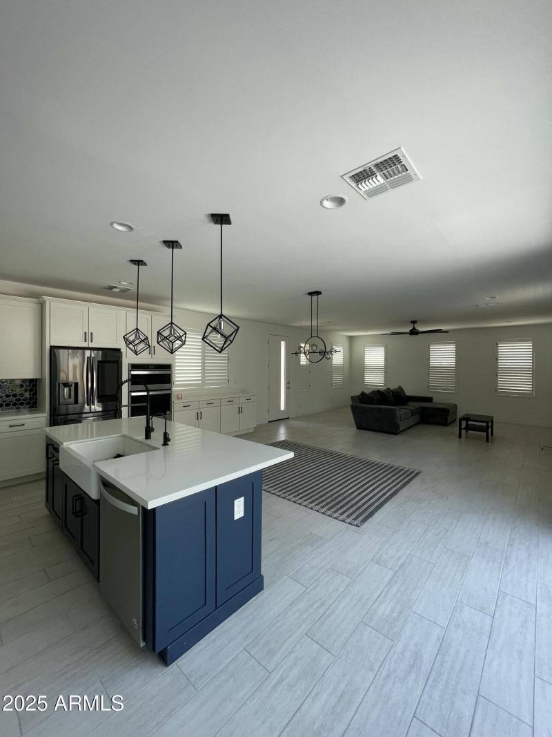 Kitchen & Living Room