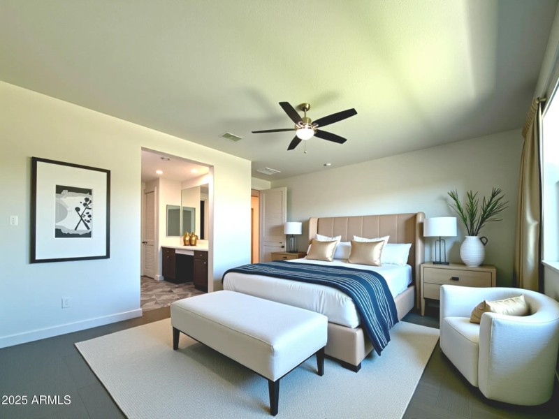 Master Bedroom virtual Staging